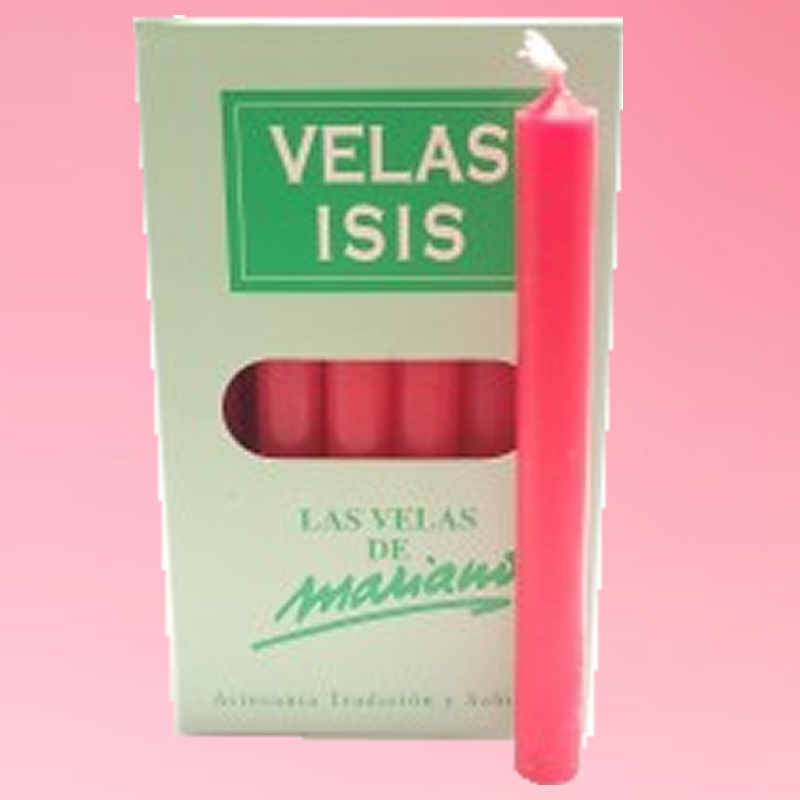 Bougie Velas Rose Fluo