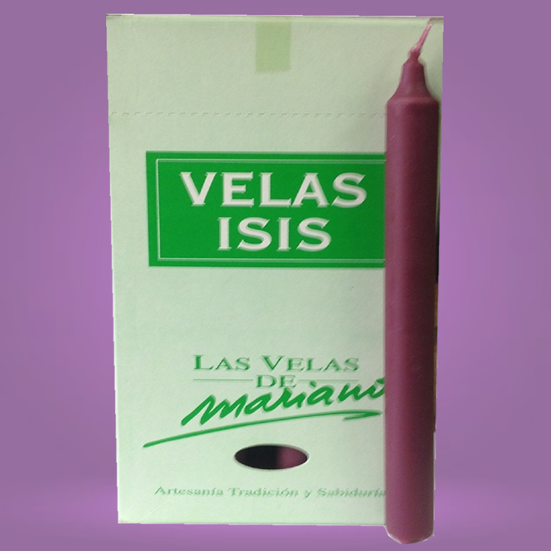 Bougie Velas Marron fonçé