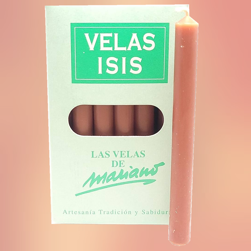 Bougie Velas Marron Clair